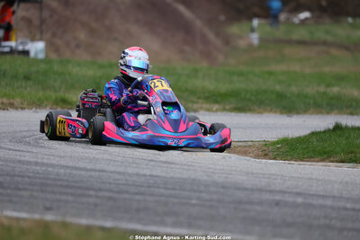 Elisa BIGNERES — 28/02 & 01/03/2026 : 1ère manche du Championnat du Sud 2026 à Aigues-Vives (photos Stéphane Agnus) 2026 — karting