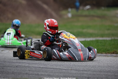 Romeo POINSOT — 28/02 & 01/03/2026 : 1ère manche du Championnat du Sud 2026 à Aigues-Vives (photos Stéphane Agnus) 2026 — karting