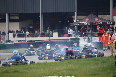 KFS — 28/02 & 01/03/2026 : 1ère manche du Championnat du Sud 2026 à Aigues-Vives (photos Stéphane Agnus) 2026 — karting