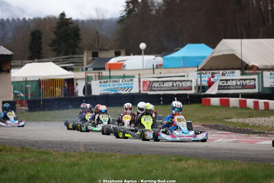 Valentin AGUILLON — 28/02 & 01/03/2026 : 1ère manche du Championnat du Sud 2026 à Aigues-Vives (photos Stéphane Agnus) 2026 — karting