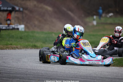 Valentin AGUILLON — 28/02 & 01/03/2026 : 1ère manche du Championnat du Sud 2026 à Aigues-Vives (photos Stéphane Agnus) 2026 — karting
