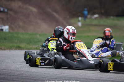 Nicolas GENIN — 28/02 & 01/03/2026 : 1ère manche du Championnat du Sud 2026 à Aigues-Vives (photos Stéphane Agnus) 2026 — karting