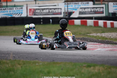 Julien BORSATO — 28/02 & 01/03/2026 : 1ère manche du Championnat du Sud 2026 à Aigues-Vives (photos Stéphane Agnus) 2026 — karting