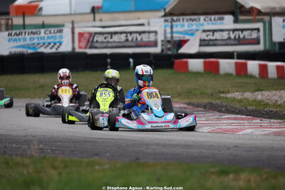 Valentin AGUILLON — 28/02 & 01/03/2026 : 1ère manche du Championnat du Sud 2026 à Aigues-Vives (photos Stéphane Agnus) 2026 — karting