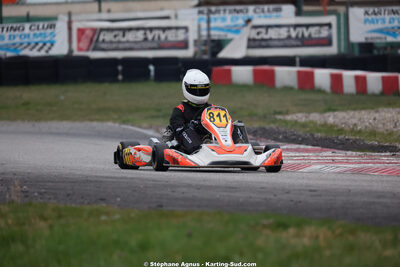 Adrien ABRIC — 28/02 & 01/03/2026 : 1ère manche du Championnat du Sud 2026 à Aigues-Vives (photos Stéphane Agnus) 2026 — karting