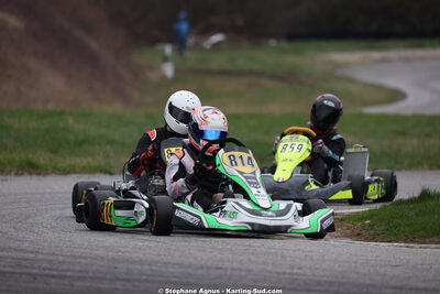Garry FORTIER — 28/02 & 01/03/2026 : 1ère manche du Championnat du Sud 2026 à Aigues-Vives (photos Stéphane Agnus) 2026 — karting