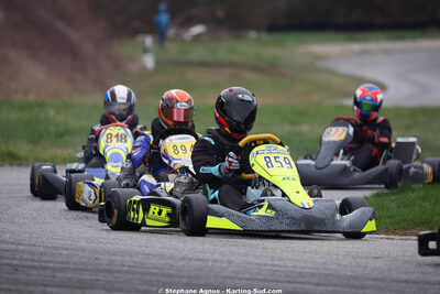 Virgile WATTERLOS — 28/02 & 01/03/2026 : 1ère manche du Championnat du Sud 2026 à Aigues-Vives (photos Stéphane Agnus) 2026 — karting