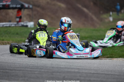 Valentin AGUILLON — 28/02 & 01/03/2026 : 1ère manche du Championnat du Sud 2026 à Aigues-Vives (photos Stéphane Agnus) 2026 — karting