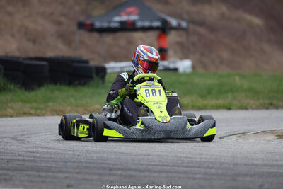 Gwenael ROSSIGNOL — 28/02 & 01/03/2026 : 1ère manche du Championnat du Sud 2026 à Aigues-Vives (photos Stéphane Agnus) 2026 — karting