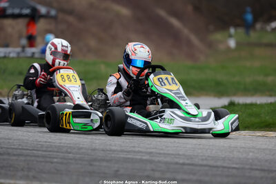 Garry FORTIER — 28/02 & 01/03/2026 : 1ère manche du Championnat du Sud 2026 à Aigues-Vives (photos Stéphane Agnus) 2026 — karting