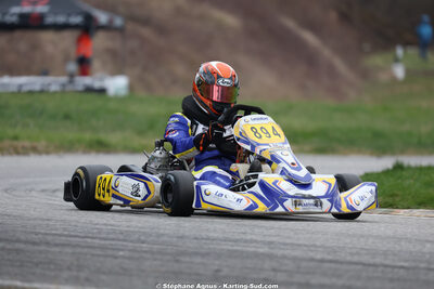 Thomas SUZANNE — 28/02 & 01/03/2026 : 1ère manche du Championnat du Sud 2026 à Aigues-Vives (photos Stéphane Agnus) 2026 — karting