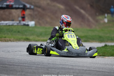 Gwenael ROSSIGNOL — 28/02 & 01/03/2026 : 1ère manche du Championnat du Sud 2026 à Aigues-Vives (photos Stéphane Agnus) 2026 — karting