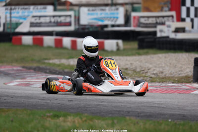 Adrien ABRIC — 28/02 & 01/03/2026 : 1ère manche du Championnat du Sud 2026 à Aigues-Vives (photos Stéphane Agnus) 2026 — karting