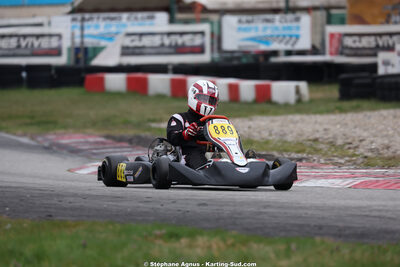 Nicolas GENIN — 28/02 & 01/03/2026 : 1ère manche du Championnat du Sud 2026 à Aigues-Vives (photos Stéphane Agnus) 2026 — karting