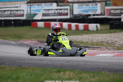 Gwenael ROSSIGNOL — 28/02 & 01/03/2026 : 1ère manche du Championnat du Sud 2026 à Aigues-Vives (photos Stéphane Agnus) 2026 — karting