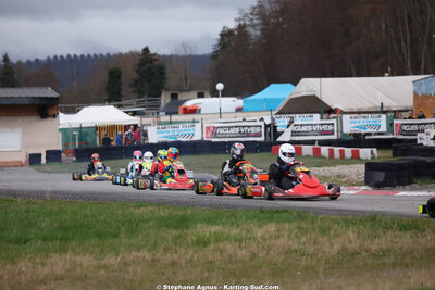 Henri OLIVAN — 28/02 & 01/03/2026 : 1ère manche du Championnat du Sud 2026 à Aigues-Vives (photos Stéphane Agnus) 2026 — karting