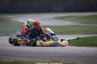 Cédric MARGUERITIN — 28/02 & 01/03/2026 : 1ère manche du Championnat du Sud 2026 à Aigues-Vives (photos Stéphane Agnus) 2026 — karting