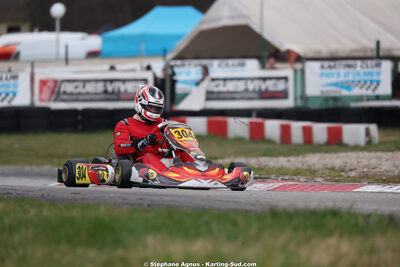 Damien RIVIERE — 28/02 & 01/03/2026 : 1ère manche du Championnat du Sud 2026 à Aigues-Vives (photos Stéphane Agnus) 2026 — karting