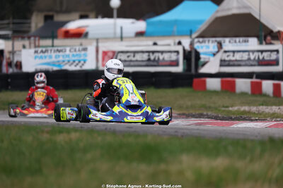Fabien RIVALS — 28/02 & 01/03/2026 : 1ère manche du Championnat du Sud 2026 à Aigues-Vives (photos Stéphane Agnus) 2026 — karting