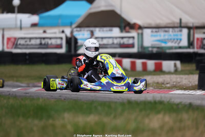 Fabien RIVALS — 28/02 & 01/03/2026 : 1ère manche du Championnat du Sud 2026 à Aigues-Vives (photos Stéphane Agnus) 2026 — karting