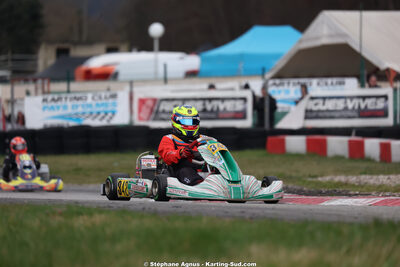 Aurélien MAZOUIN — 28/02 & 01/03/2026 : 1ère manche du Championnat du Sud 2026 à Aigues-Vives (photos Stéphane Agnus) 2026 — karting
