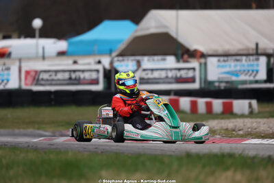 Aurélien MAZOUIN — 28/02 & 01/03/2026 : 1ère manche du Championnat du Sud 2026 à Aigues-Vives (photos Stéphane Agnus) 2026 — karting