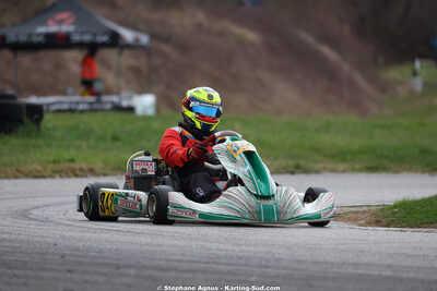 Aurélien MAZOUIN — 28/02 & 01/03/2026 : 1ère manche du Championnat du Sud 2026 à Aigues-Vives (photos Stéphane Agnus) 2026 — karting