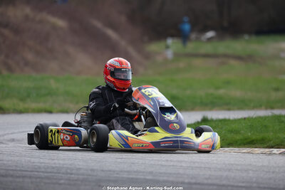 Cédric MARGUERITIN — 28/02 & 01/03/2026 : 1ère manche du Championnat du Sud 2026 à Aigues-Vives (photos Stéphane Agnus) 2026 — karting