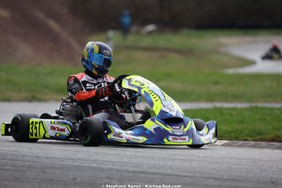 Sébastien ANDRES — 28/02 & 01/03/2026 : 1ère manche du Championnat du Sud 2026 à Aigues-Vives (photos Stéphane Agnus) 2026 — karting