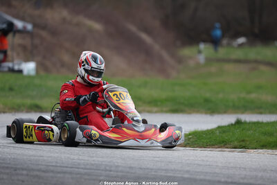 Damien RIVIERE — 28/02 & 01/03/2026 : 1ère manche du Championnat du Sud 2026 à Aigues-Vives (photos Stéphane Agnus) 2026 — karting