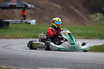Aurélien MAZOUIN — 28/02 & 01/03/2026 : 1ère manche du Championnat du Sud 2026 à Aigues-Vives (photos Stéphane Agnus) 2026 — karting