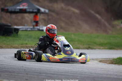 Cédric MARGUERITIN — 28/02 & 01/03/2026 : 1ère manche du Championnat du Sud 2026 à Aigues-Vives (photos Stéphane Agnus) 2026 — karting