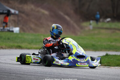 Sébastien ANDRES — 28/02 & 01/03/2026 : 1ère manche du Championnat du Sud 2026 à Aigues-Vives (photos Stéphane Agnus) 2026 — karting