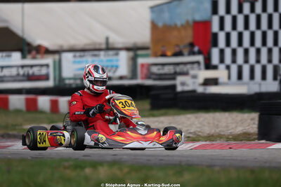 Damien RIVIERE — 28/02 & 01/03/2026 : 1ère manche du Championnat du Sud 2026 à Aigues-Vives (photos Stéphane Agnus) 2026 — karting