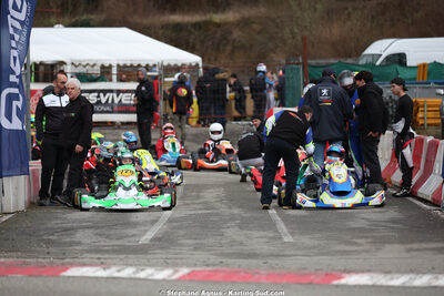 KA100 — 28/02 & 01/03/2026 : 1ère manche du Championnat du Sud 2026 à Aigues-Vives (photos Stéphane Agnus) 2026 — karting
