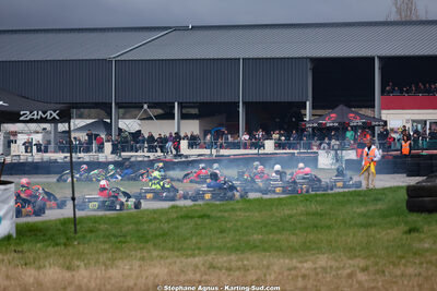 KA100 — 28/02 & 01/03/2026 : 1ère manche du Championnat du Sud 2026 à Aigues-Vives (photos Stéphane Agnus) 2026 — karting