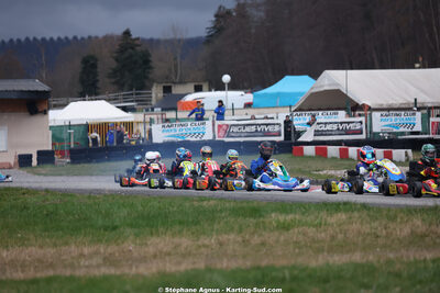 KA100 — 28/02 & 01/03/2026 : 1ère manche du Championnat du Sud 2026 à Aigues-Vives (photos Stéphane Agnus) 2026 — karting