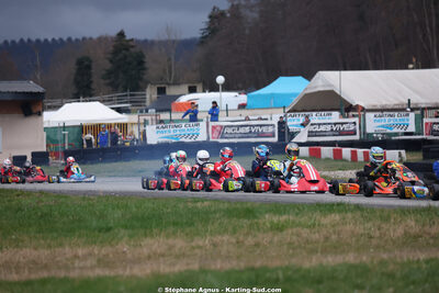 KA100 — 28/02 & 01/03/2026 : 1ère manche du Championnat du Sud 2026 à Aigues-Vives (photos Stéphane Agnus) 2026 — karting