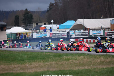 KA100 — 28/02 & 01/03/2026 : 1ère manche du Championnat du Sud 2026 à Aigues-Vives (photos Stéphane Agnus) 2026 — karting