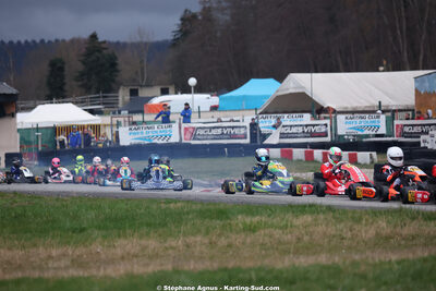 KA100 — 28/02 & 01/03/2026 : 1ère manche du Championnat du Sud 2026 à Aigues-Vives (photos Stéphane Agnus) 2026 — karting