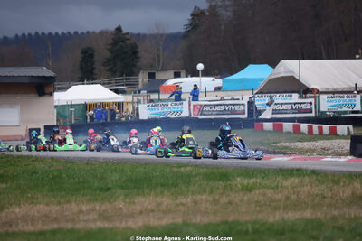 KA100 — 28/02 & 01/03/2026 : 1ère manche du Championnat du Sud 2026 à Aigues-Vives (photos Stéphane Agnus) 2026 — karting