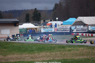 KA100 — 28/02 & 01/03/2026 : 1ère manche du Championnat du Sud 2026 à Aigues-Vives (photos Stéphane Agnus) 2026 — karting