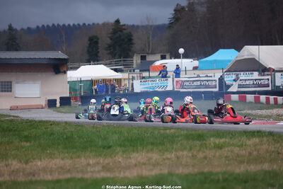 KA100 — 28/02 & 01/03/2026 : 1ère manche du Championnat du Sud 2026 à Aigues-Vives (photos Stéphane Agnus) 2026 — karting