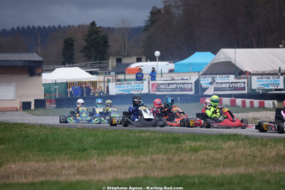 KA100 — 28/02 & 01/03/2026 : 1ère manche du Championnat du Sud 2026 à Aigues-Vives (photos Stéphane Agnus) 2026 — karting