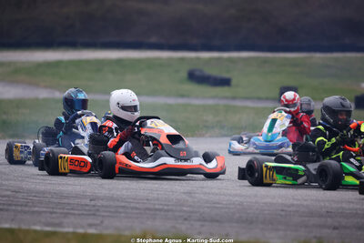 KA100 — 28/02 & 01/03/2026 : 1ère manche du Championnat du Sud 2026 à Aigues-Vives (photos Stéphane Agnus) 2026 — karting