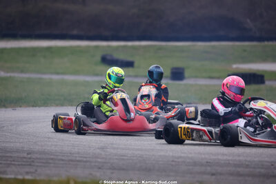 KA100 — 28/02 & 01/03/2026 : 1ère manche du Championnat du Sud 2026 à Aigues-Vives (photos Stéphane Agnus) 2026 — karting