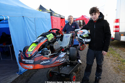 Vincent CASTROVILLARI — 28/02 & 01/03/2026 : 1ère manche du Championnat du Sud 2026 à Aigues-Vives (photos Stéphane Agnus) 2026 — karting