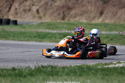 Tyméo CIAMA — 28/02 & 01/03/2026 : 1ère manche du Championnat du Sud 2026 à Aigues-Vives (photos Stéphane Agnus) 2026 — karting