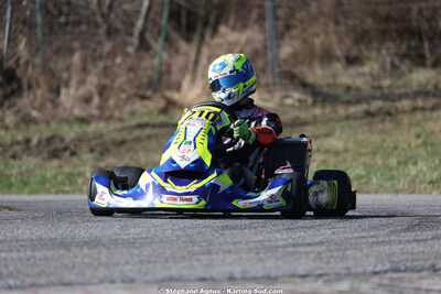 Axel BOYER — 28/02 & 01/03/2026 : 1ère manche du Championnat du Sud 2026 à Aigues-Vives (photos Stéphane Agnus) 2026 — karting
