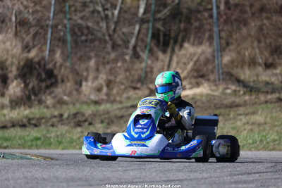 Maxime MOURGUES — 28/02 & 01/03/2026 : 1ère manche du Championnat du Sud 2026 à Aigues-Vives (photos Stéphane Agnus) 2026 — karting